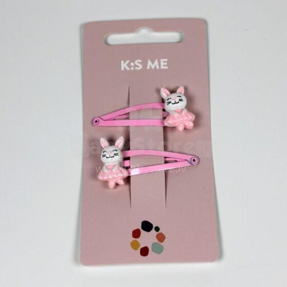 Hairclips - Dancing Rabbits with glitter (2 pcs)