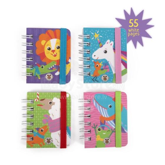 Magic Moments - Mini notebook with elastic band (1 pc., 4 designs)