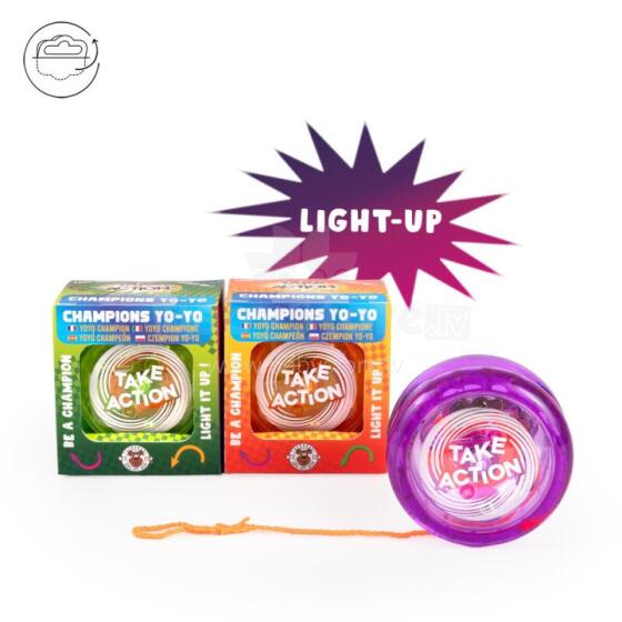 Take Action - Yoyo with light - Champion (1 pc., 3 designs)