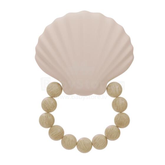 Silicone - Teether - Shell -  Pink