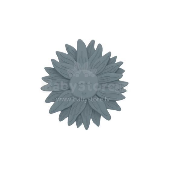 Silicone - Teether - Sunflower - Blue