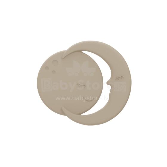 Silicone - Teether - Moon - Nougat