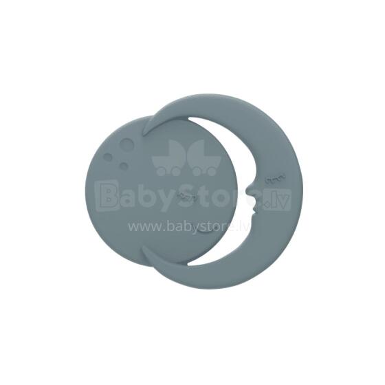 Silicone - Teether - Moon - Blue