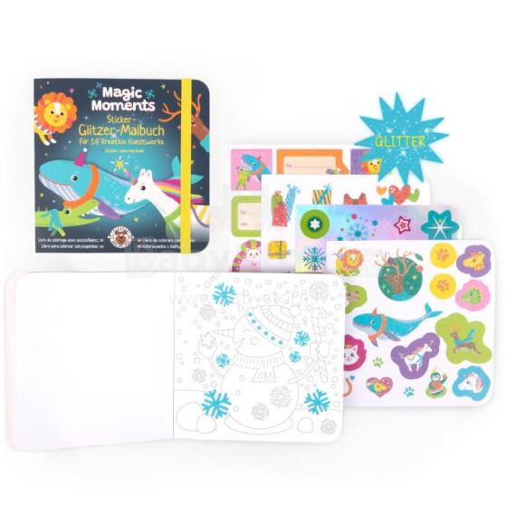 Magic Moments - Colouring book with stickers