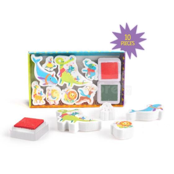 Magic Moments - Foam rubber stamp set (10 pcs.)