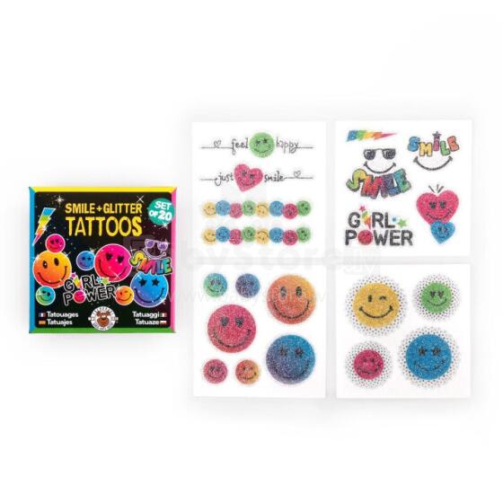 Chill & Smile - Glitter tattoos 20 pieces