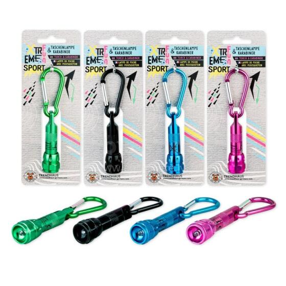 Xtreme - Torch with carabiner (1 pc., 4 designs)