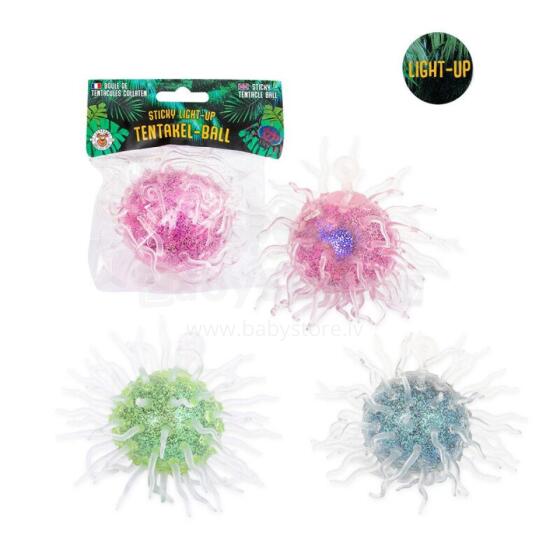 Sticky light-up tentacle ball (1 pc., 3 designs)