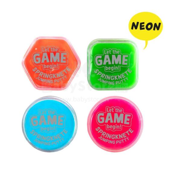 Neon bouncing putty (15 g) (1 pc., 4 designs)