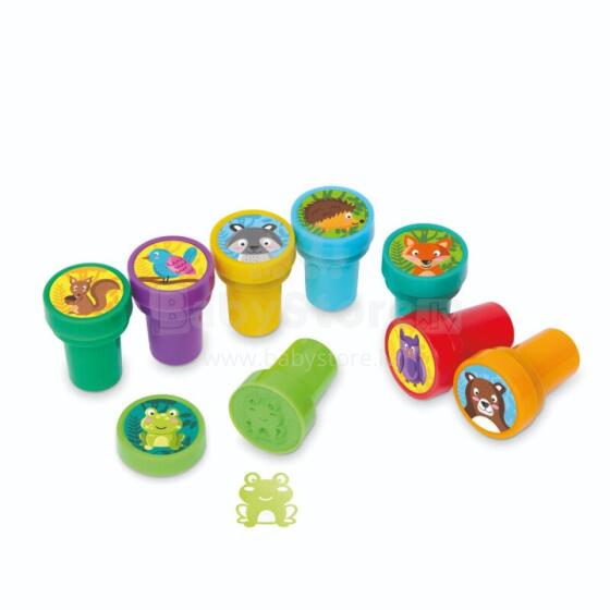 Woodland animals stamps self-inking, 8 assorted