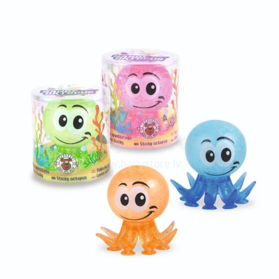 Sandy Oktopus - Squeezy suction cup octopus, 4 assorted