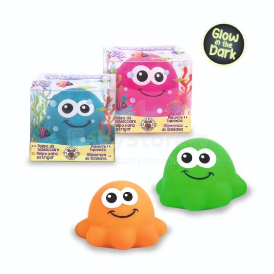 Sandy Oktopus - Squeezy octopus noctilucent, 4 assorted