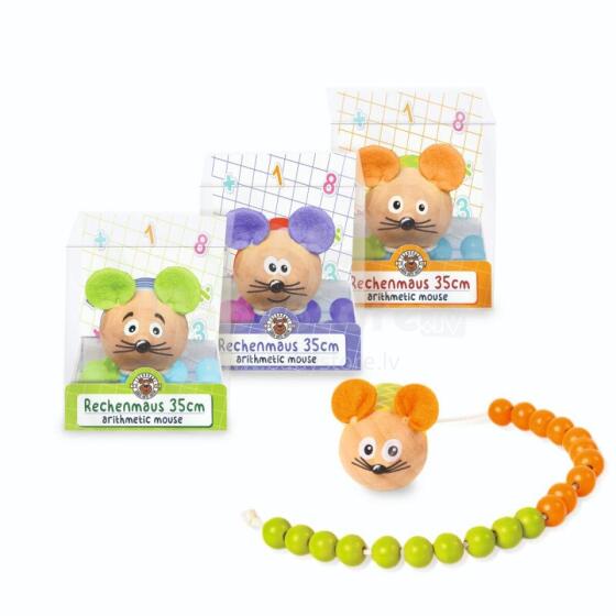 ABC Champion HS -  Wooden rake mouse, 3 assorted
