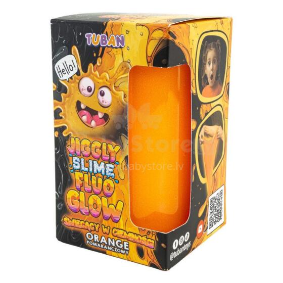 Jiggly Slime - Fluo Glow - Orange (430 g)