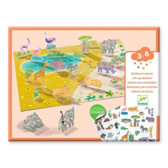 Lift-up stickers - Animals