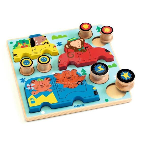 Wooden puzzles - Puzz & Roll - Color