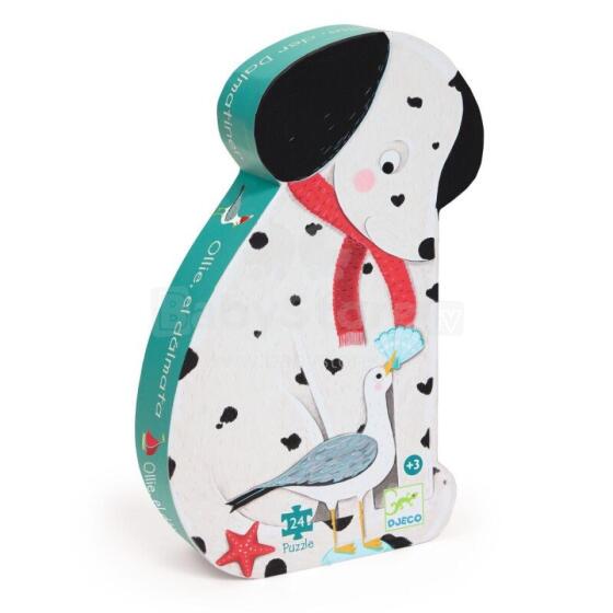 Silhouette puzzles - Ollie, the Dalmatian - 24 pcs