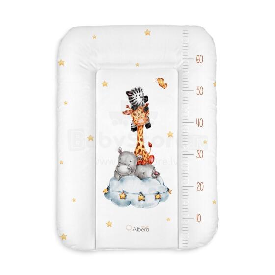 ALBERO MIO Baby changing mat (non-woven) 70x50 424 Safari team