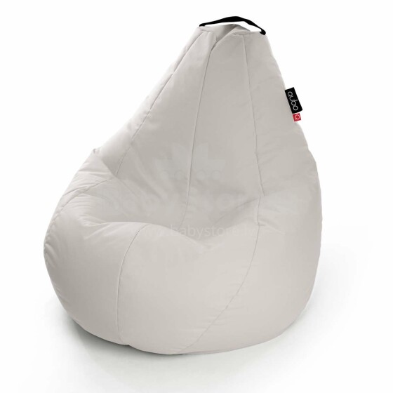 Qubo™ Comfort 120 Silver Pop Art.23205 Augstas kvalitātes krēsls Bean Bag