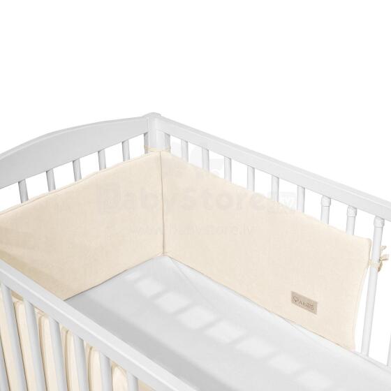 ALBERO MIO Crib protector Cotton color CC0 vanilla