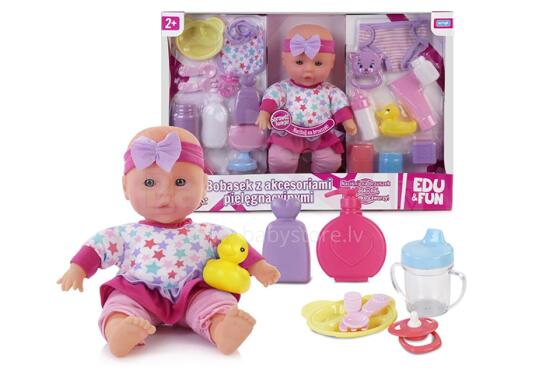 ARTICLE 121692 EDU&amp;FUN Baby doll with care accessories 32 cm