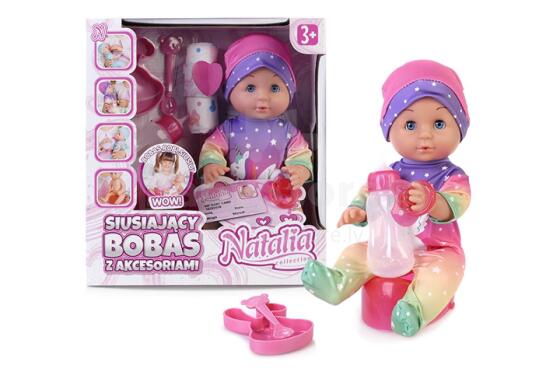 ARTICLE 121876 NATALIA doll peeing baby with accessories 30 cm