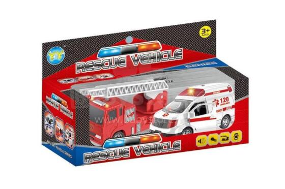 ARTICLE 131721 Set of city cars Fire + Ambulance