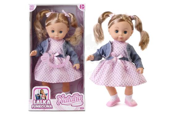 ARTICLE 168093 NATALIA doll speaking Polish 39 cm in a navy blue jacket