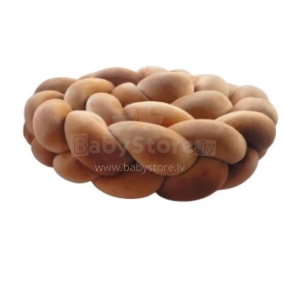BABY 002355 Crib braid velvet caramel 210 cm