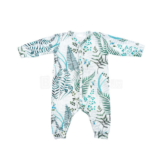 BABY 01342 Baby romper long sleeve Ferns 68/74*