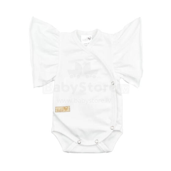 BABY 01375 Bērnu bodijs ar piedurknēm Butterfly Ecru 68/74