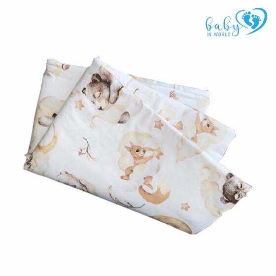 BABY 01624 Sega un spilvens 65x75 25x30 Teddy Bear bēšs