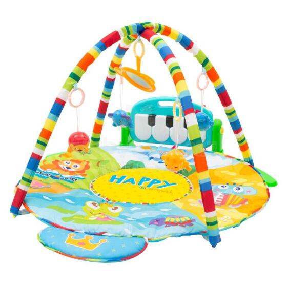 BABY MIX 46210 Safari Educational Piano Mat 38649