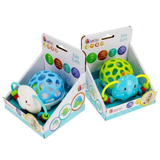 BAM BAM 429288 Soft Rattle Elephant