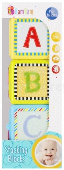 BAM BAM 482510 Educational blocks 3 pcs