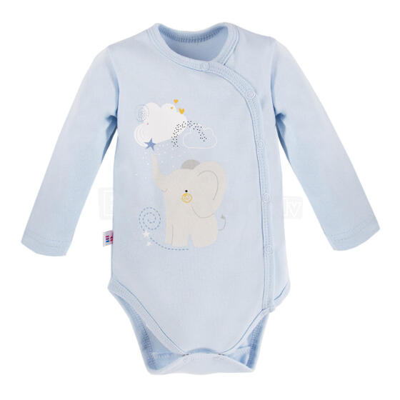 EWA 728302 MELLOW Bodysuit DL unbuttoned blue 62