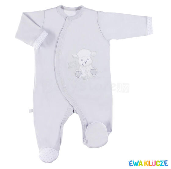 EWA 852632 NEWBORN Gray romper 62
