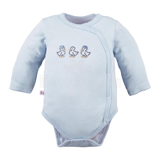 EWA 953227 LITTLE DUCKS Envelope bodysuit blue 56