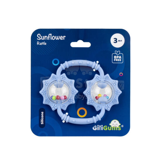 GILIGUMS GG 30057 Sunflower Rattle blue