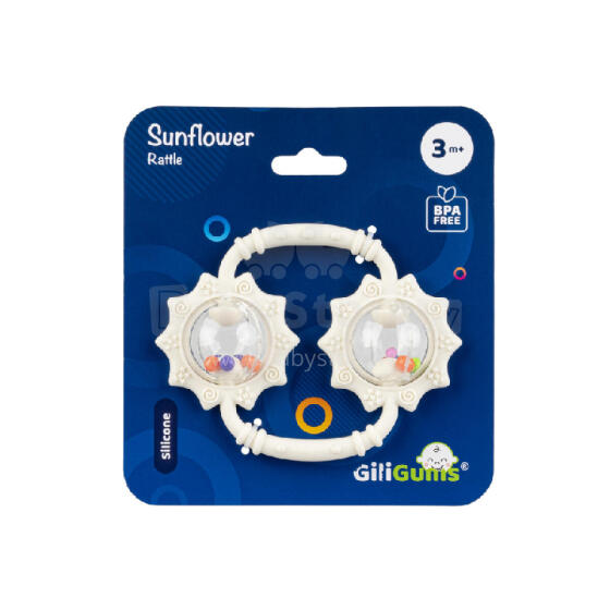 GILIGUMS GG 30058 Saulespuķes Rattle bēšs