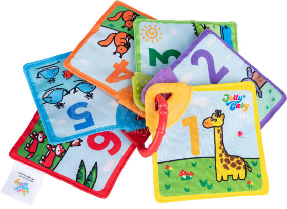 JOLLYBABY JB 80590 Book - teethers animals