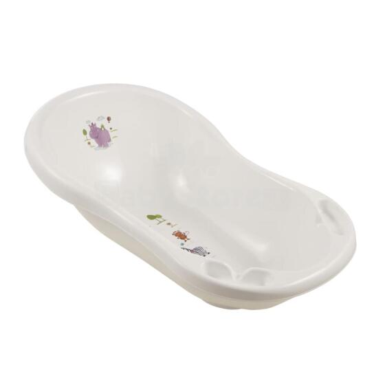 KEEEPER MARIA HIPPO Bathtub with stopper 84 cm white