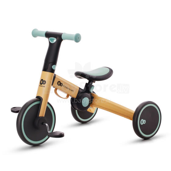 KINDERKRAFT Tricycle 4TRIKE sunflower blue 3in1