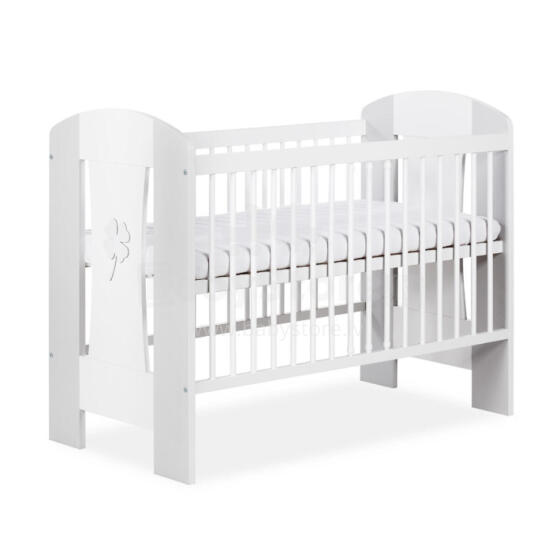 KLUPŚ Bed NATI CLOVER white-ash 120x60