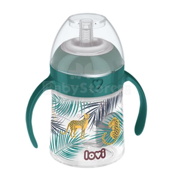 LOVI 35/366 The first cup with a weighted straw 150 ml Jungle Vibes