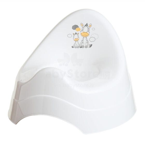 MALTEX Musical Potty Zebra White