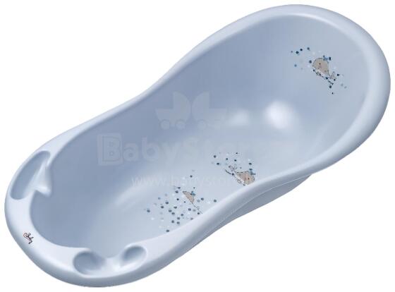 MALTEX Bathtub 100cm Whale satin blue