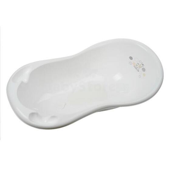 MALTEX Bathtub 100cm with stopper and mat Zebra white