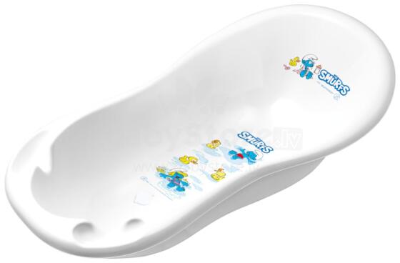 MALTEX Bathtub 100cm with stopper Smurfs white