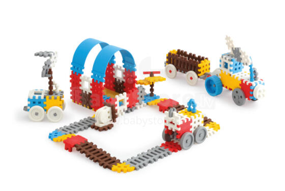 MARIOINEX 902820 Mini waffle blocks 140 pcs. Constructor (boy)